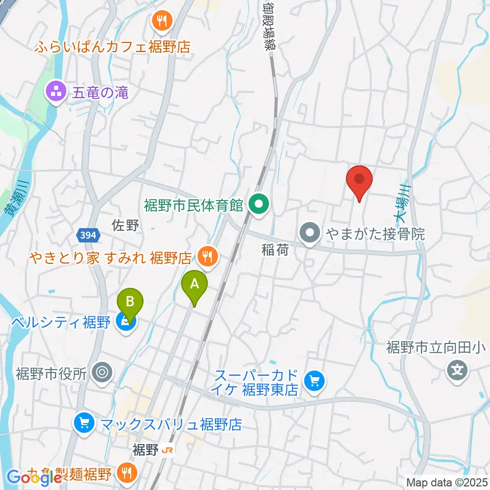 STUDIO O&K 裾野店周辺のカフェ一覧地図