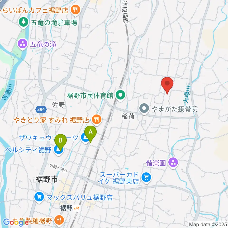 STUDIO O&K 裾野店周辺のカフェ一覧地図