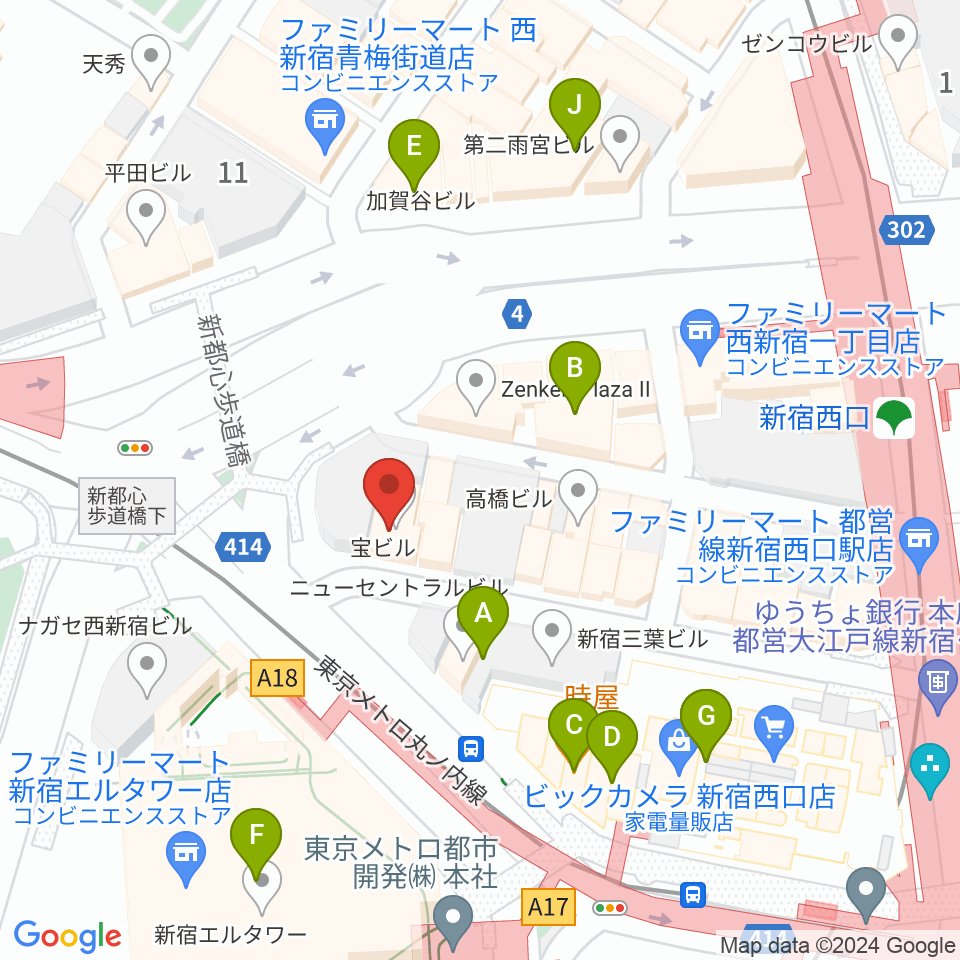 日本ダブルリード株式会社周辺のカフェ一覧地図