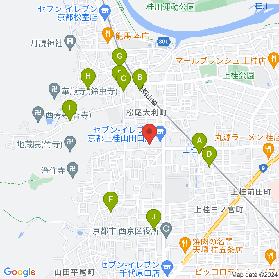 青山音楽記念館バロックザール周辺のカフェ一覧地図
