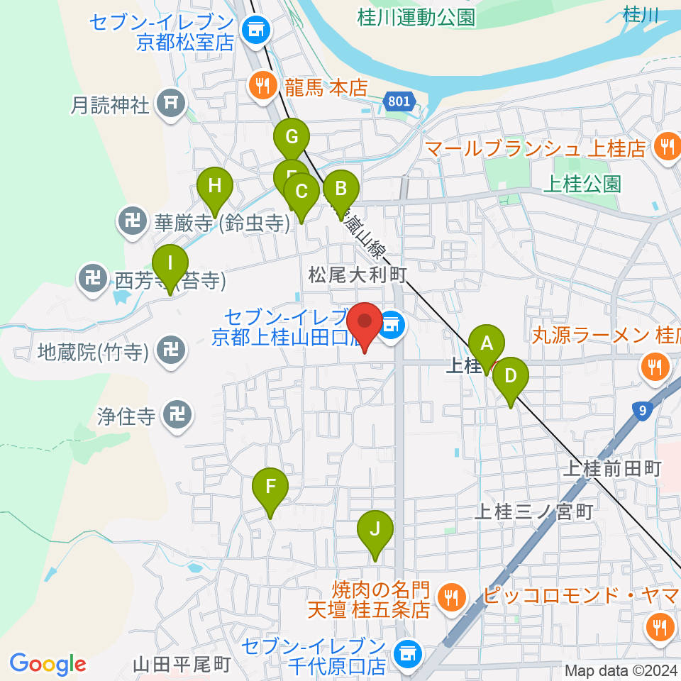 青山音楽記念館バロックザール周辺のカフェ一覧地図