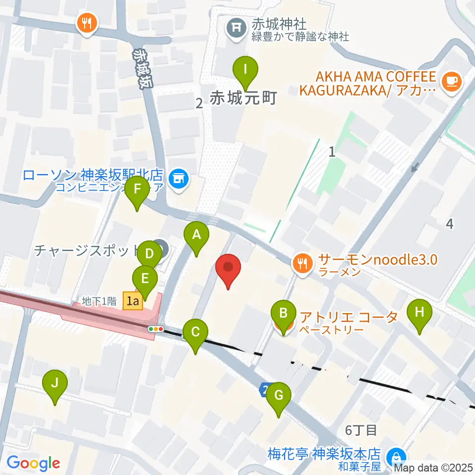音楽の友ホール周辺のカフェ一覧地図