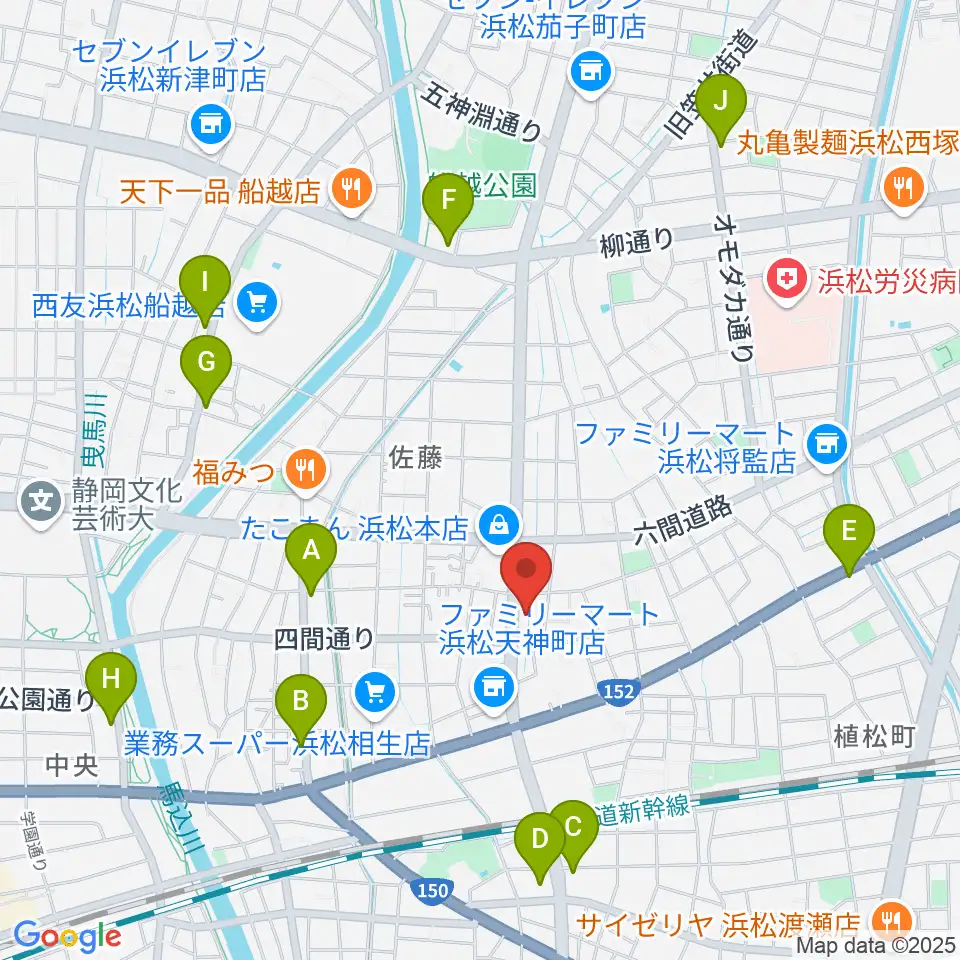 DT-RECORDING STUDIO周辺のカフェ一覧地図