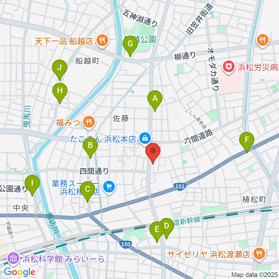 DT-RECORDING STUDIO周辺のカフェ一覧地図