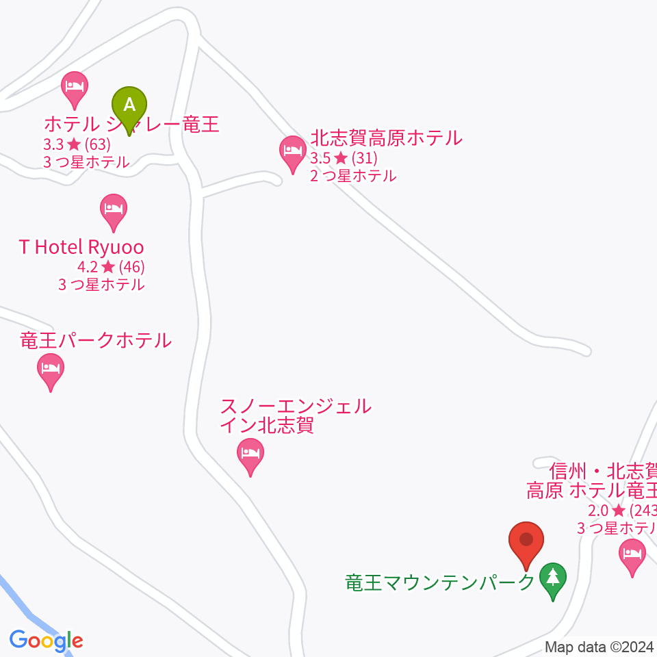 北志賀ホリデーイン周辺のカフェ一覧地図