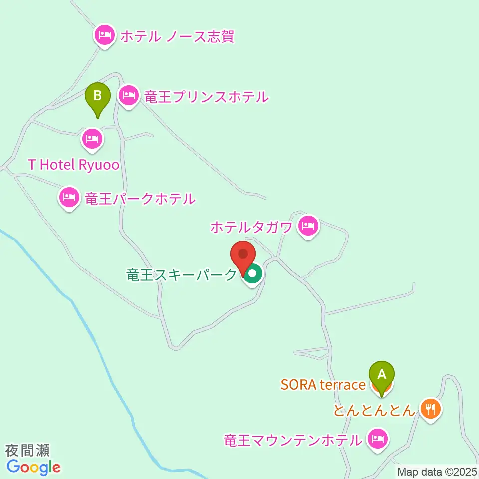 北志賀ホリデーイン周辺のカフェ一覧地図