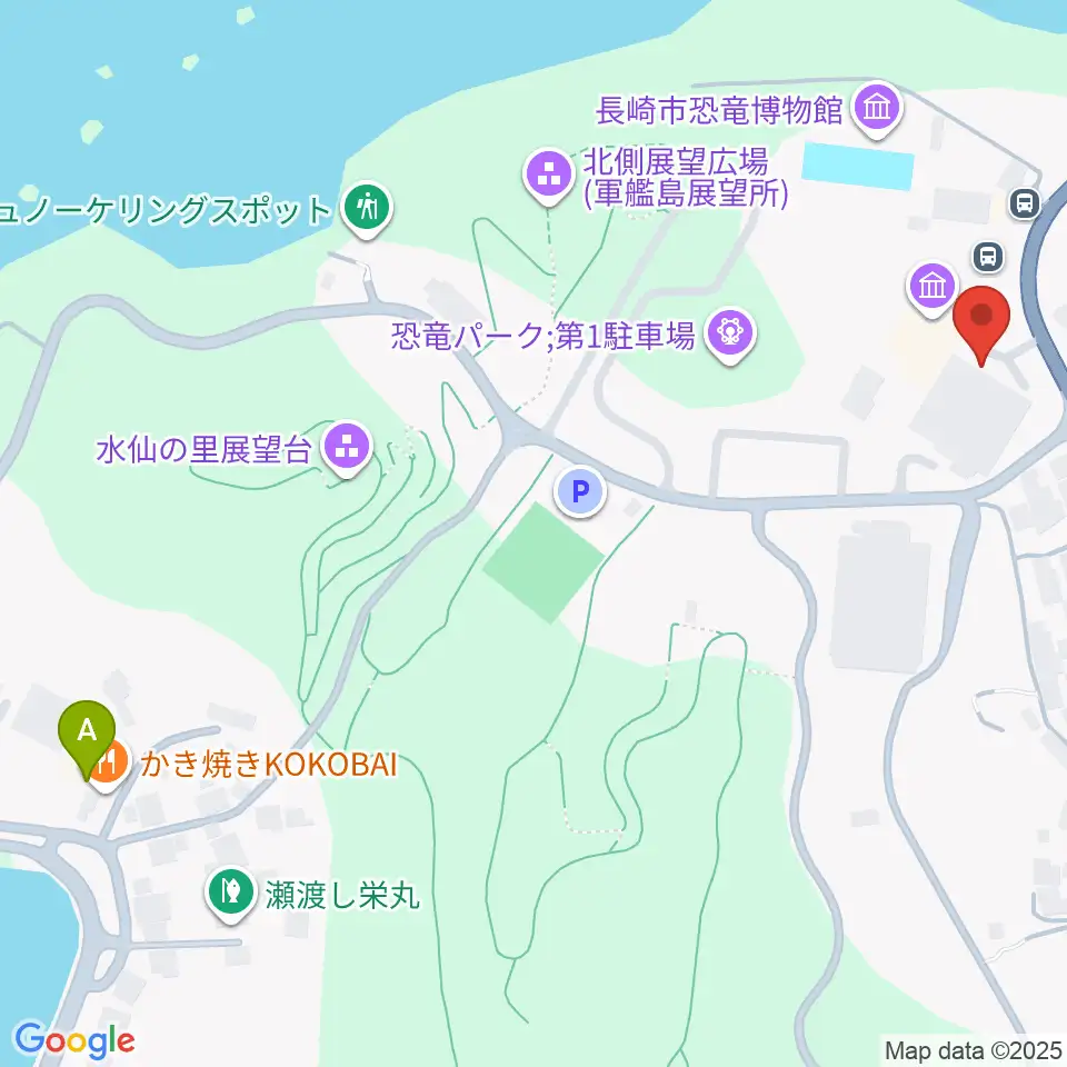 長崎市野母崎文化センター周辺のカフェ一覧地図