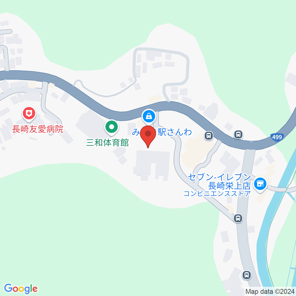 長崎市三和公民館周辺のカフェ一覧地図