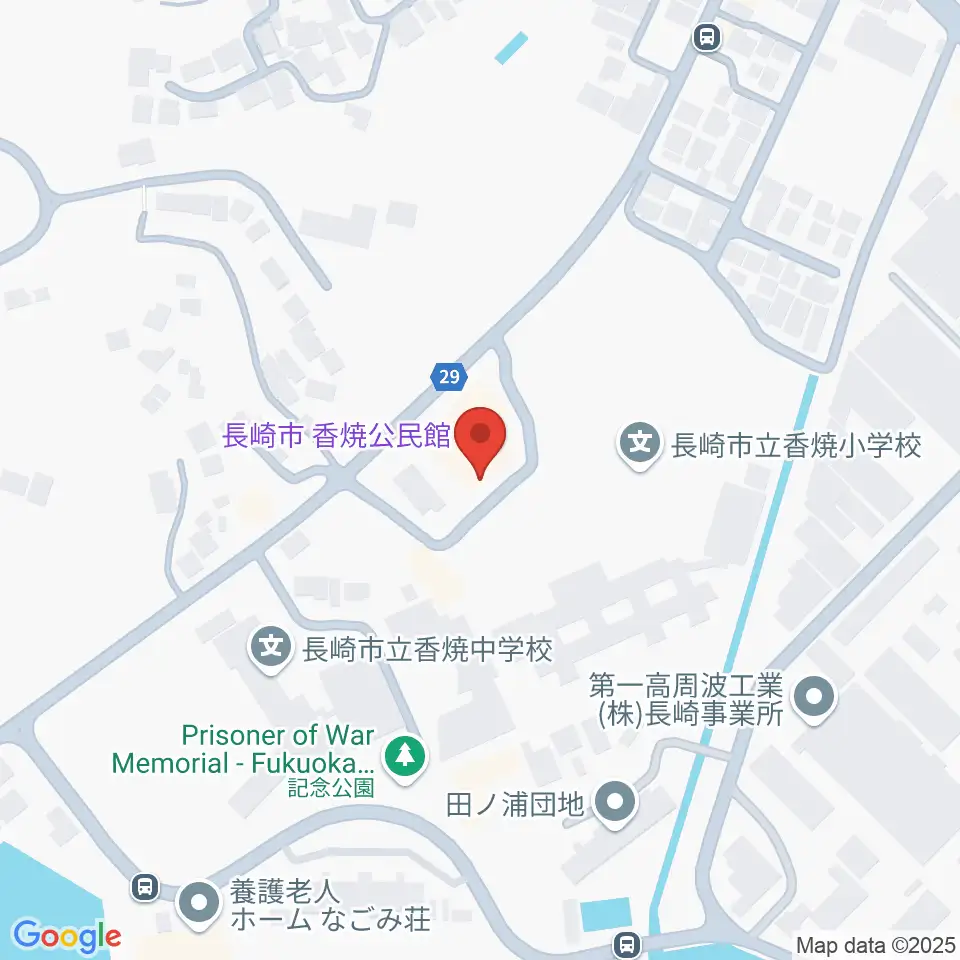 長崎市香焼公民館周辺のカフェ一覧地図