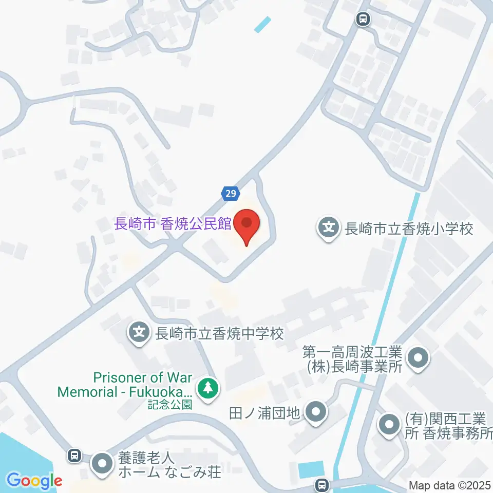 長崎市香焼公民館周辺のカフェ一覧地図
