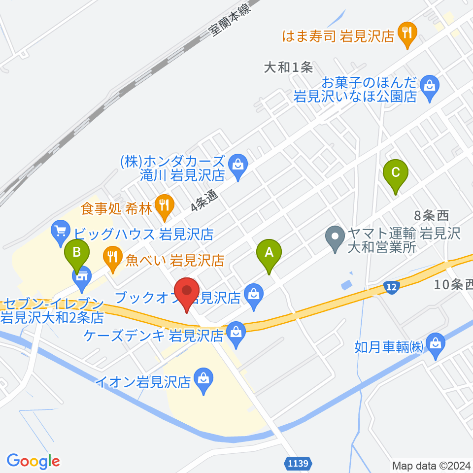 MP HALL周辺のカフェ一覧地図