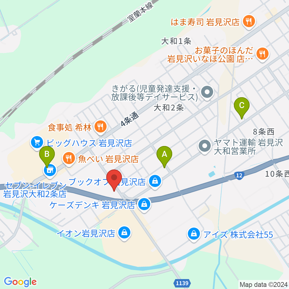 MP HALL周辺のカフェ一覧地図