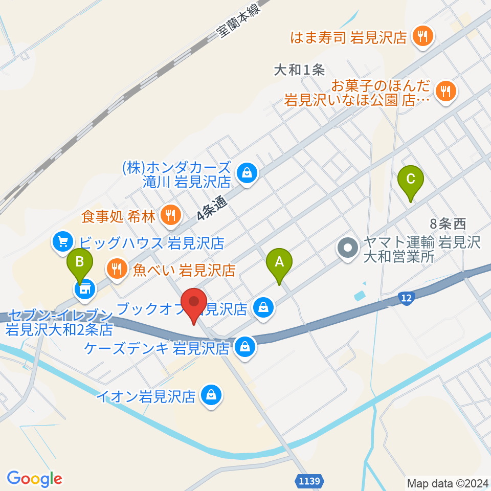 MP HALL周辺のカフェ一覧地図