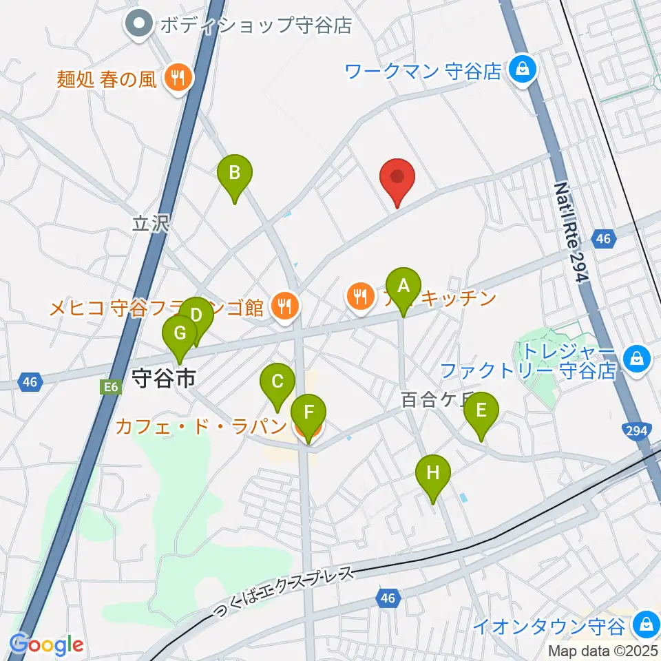 SOUND STUDIO OZ周辺のカフェ一覧地図