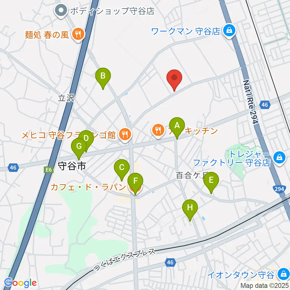 SOUND STUDIO OZ周辺のカフェ一覧地図