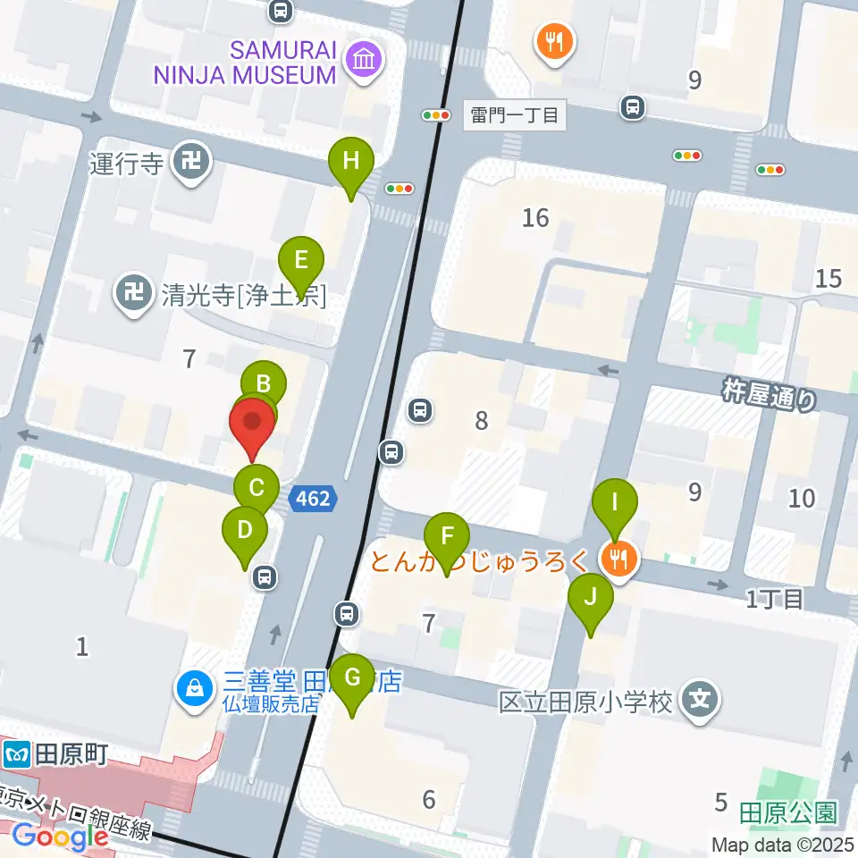 コマキ楽器 ジャパンパーカッションセンター周辺のカフェ一覧地図