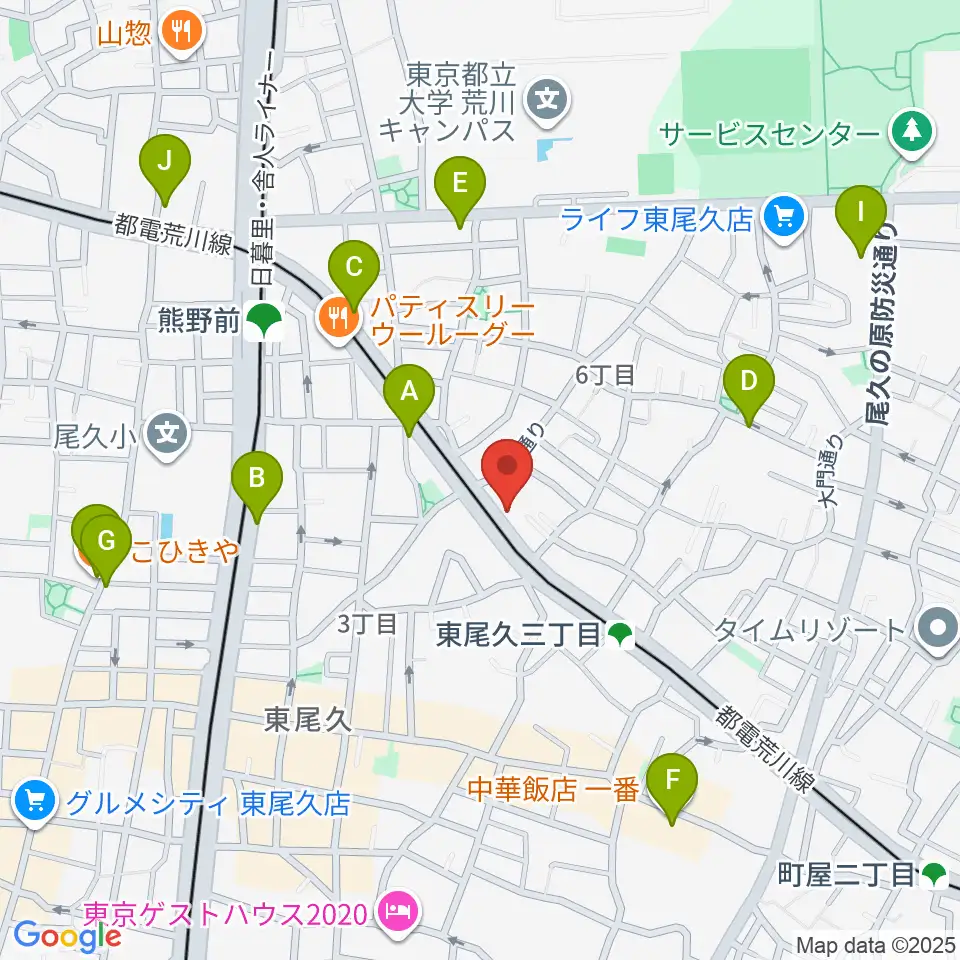 三味線かとう周辺のカフェ一覧地図