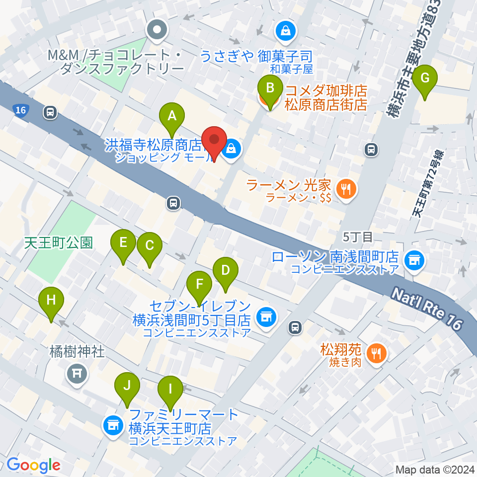 スタジオOUT of DATE周辺のカフェ一覧地図