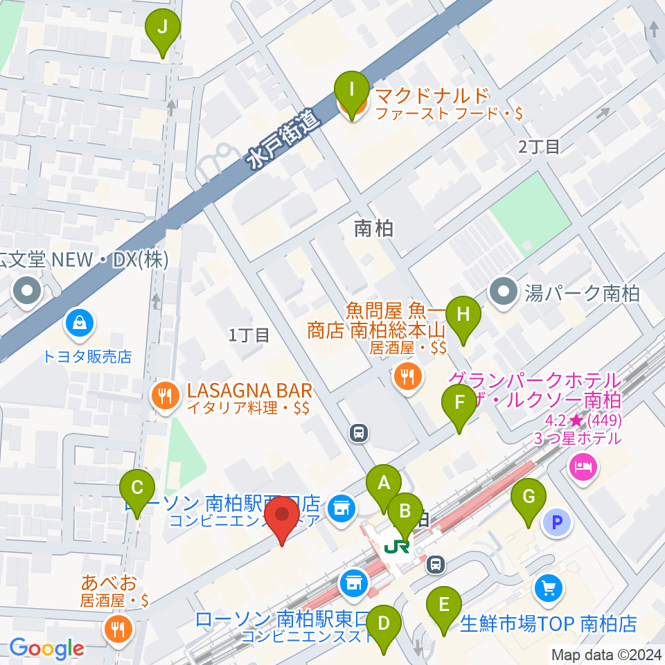 ワールドビーツ周辺のカフェ一覧地図