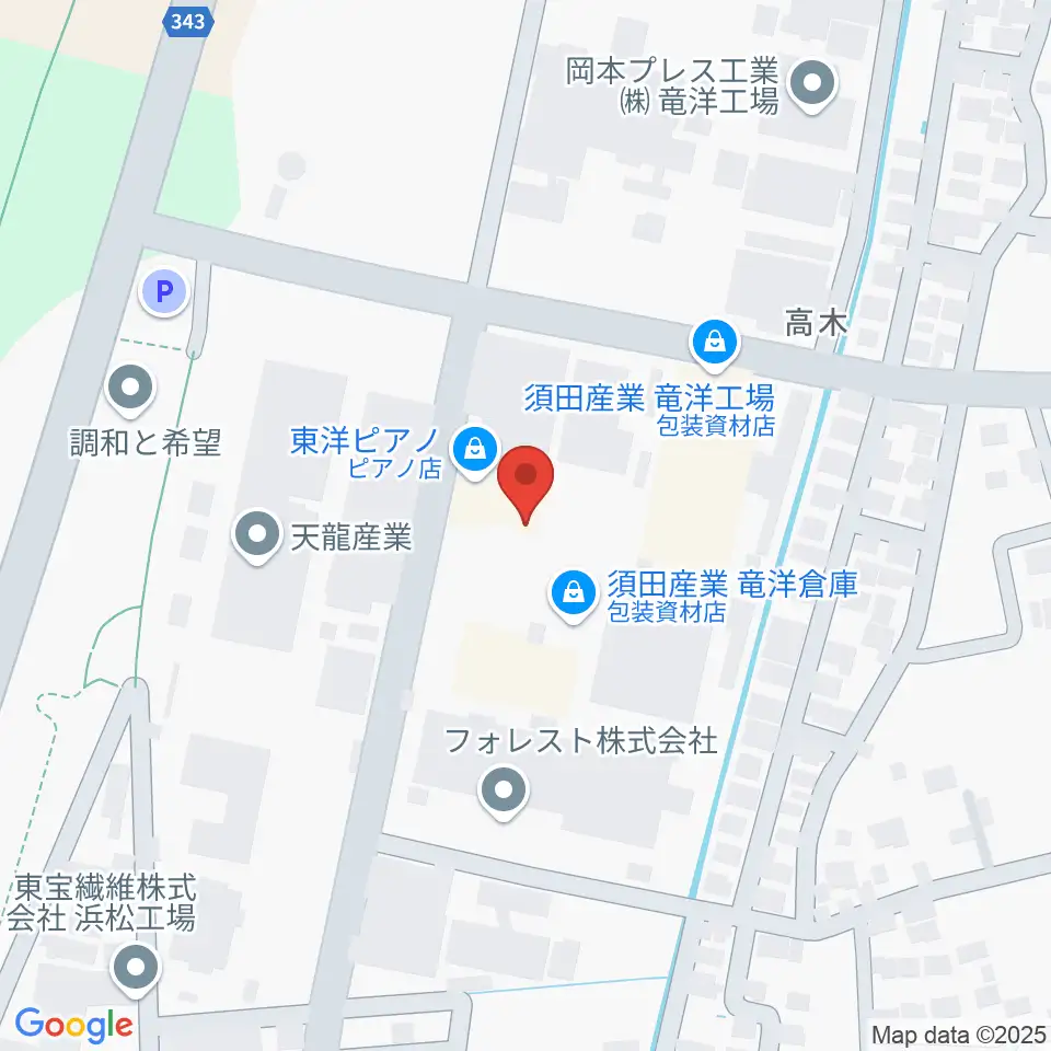 東洋ピアノ直営ピアノセレクトショップ周辺のカフェ一覧地図