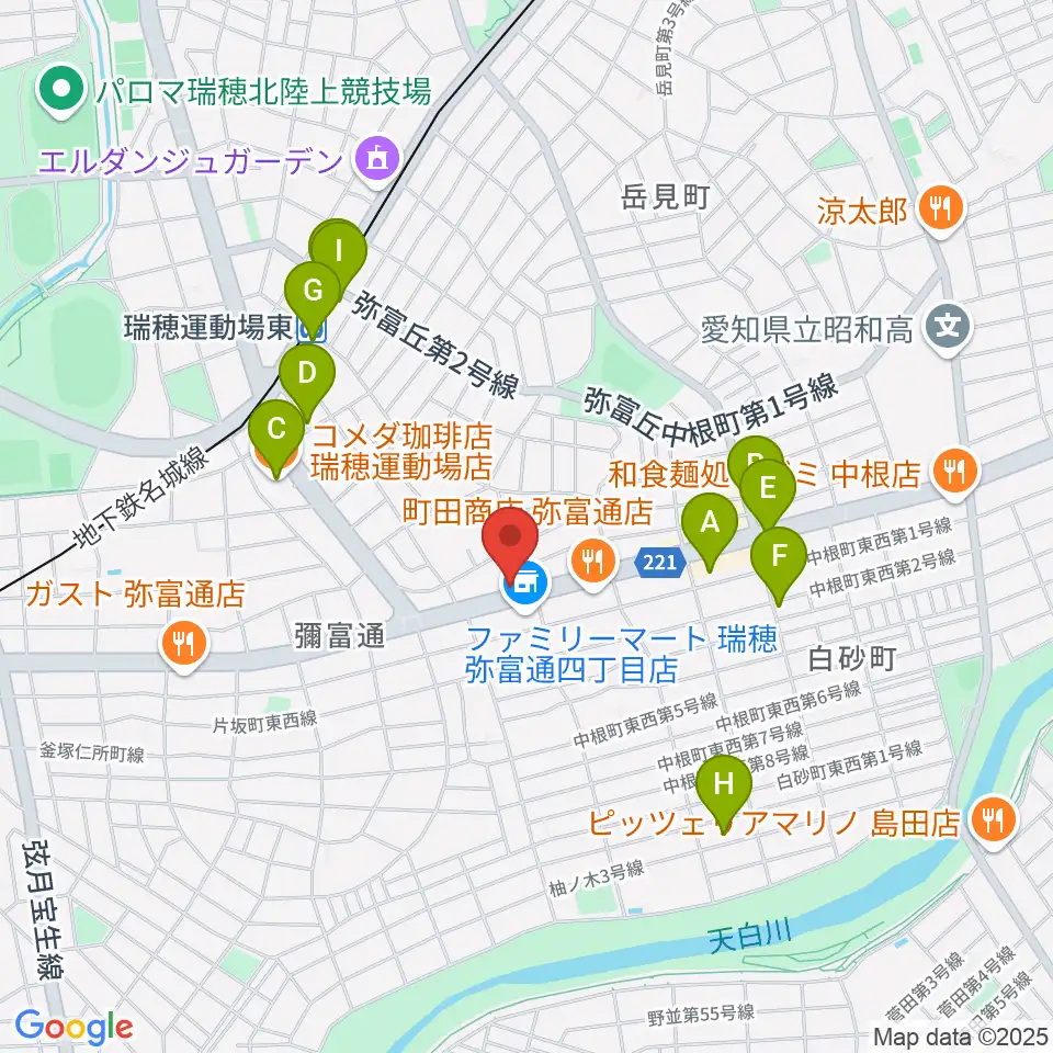 弦楽器 修理・改造 Age's周辺のカフェ一覧地図