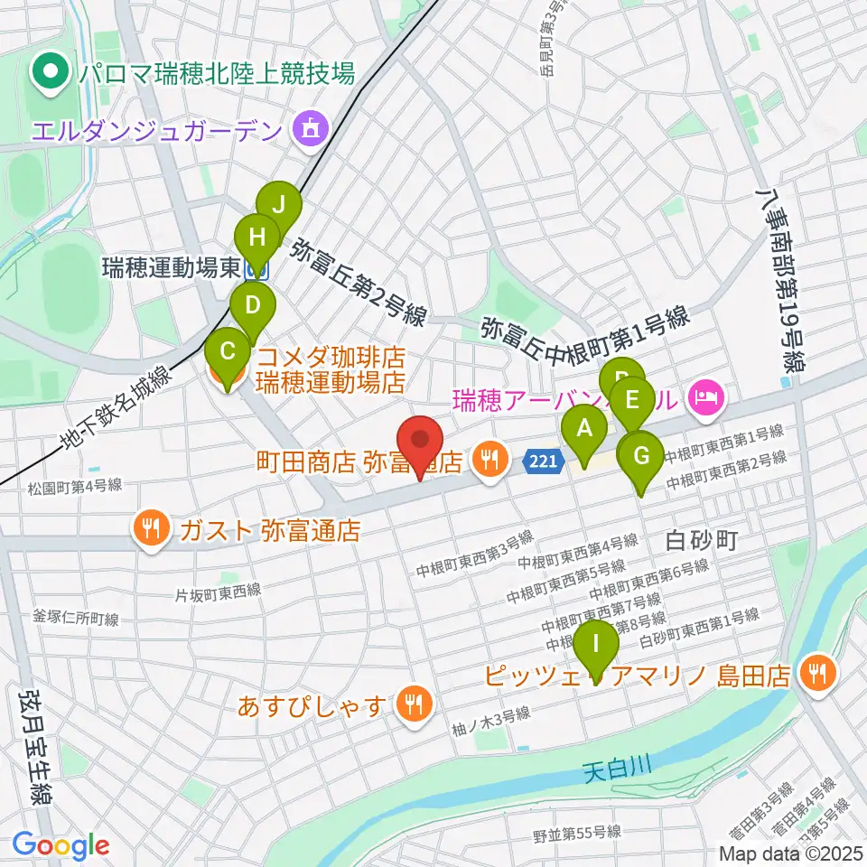 弦楽器 修理・改造 Age's周辺のカフェ一覧地図