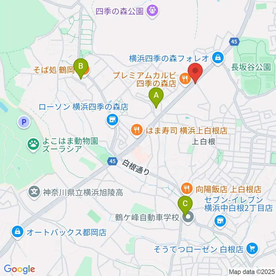池田ピアノ運送周辺のカフェ一覧地図