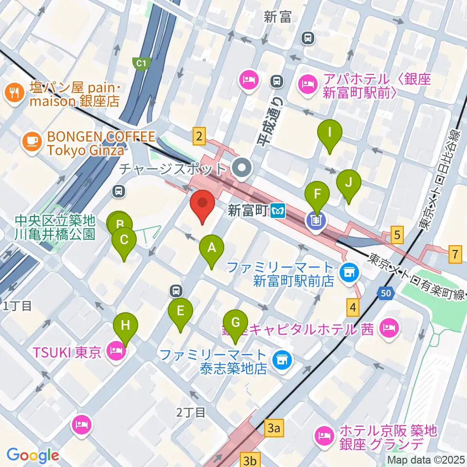 株式会社ダ・ヴィンチヴァイオリン周辺のカフェ一覧地図