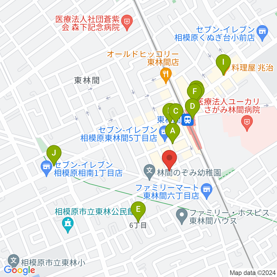 ギター・ベースの修理工房 3B周辺のカフェ一覧地図