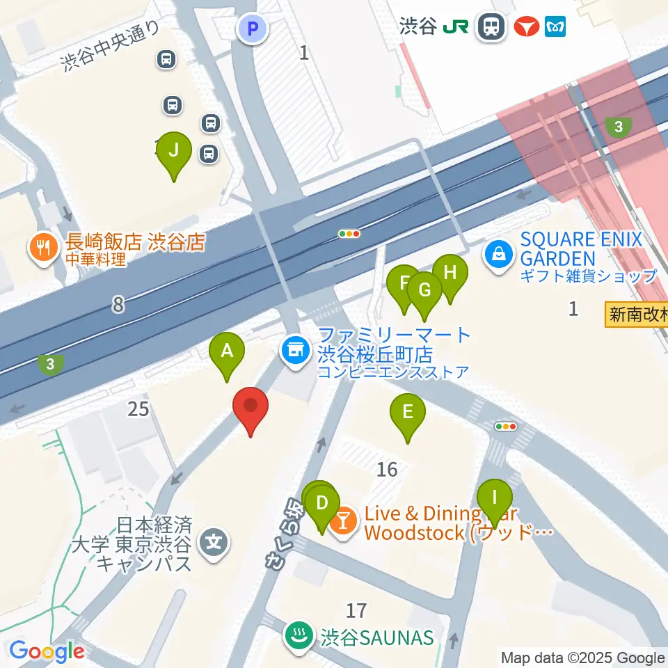 イケベアコーディオン教室周辺のカフェ一覧地図