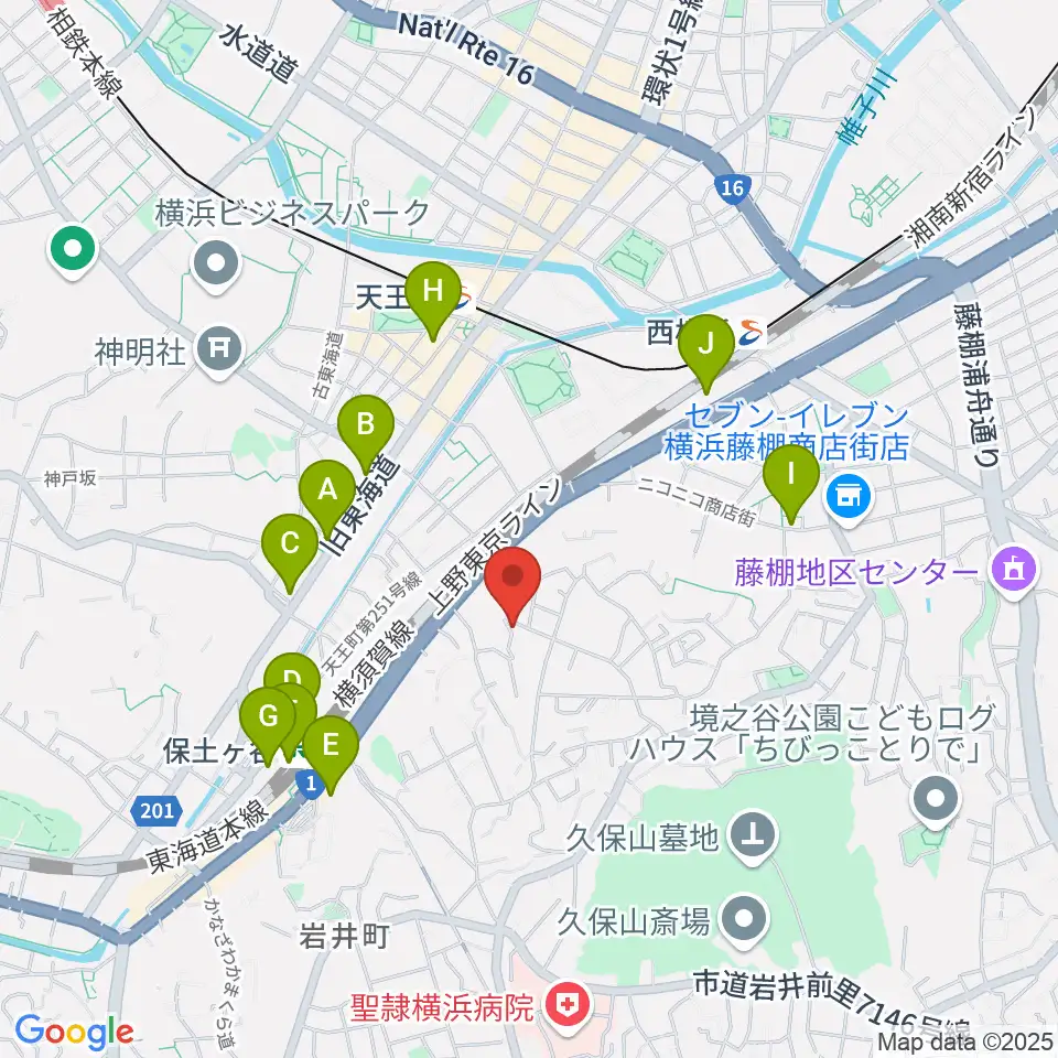 仁木三味線周辺のカフェ一覧地図