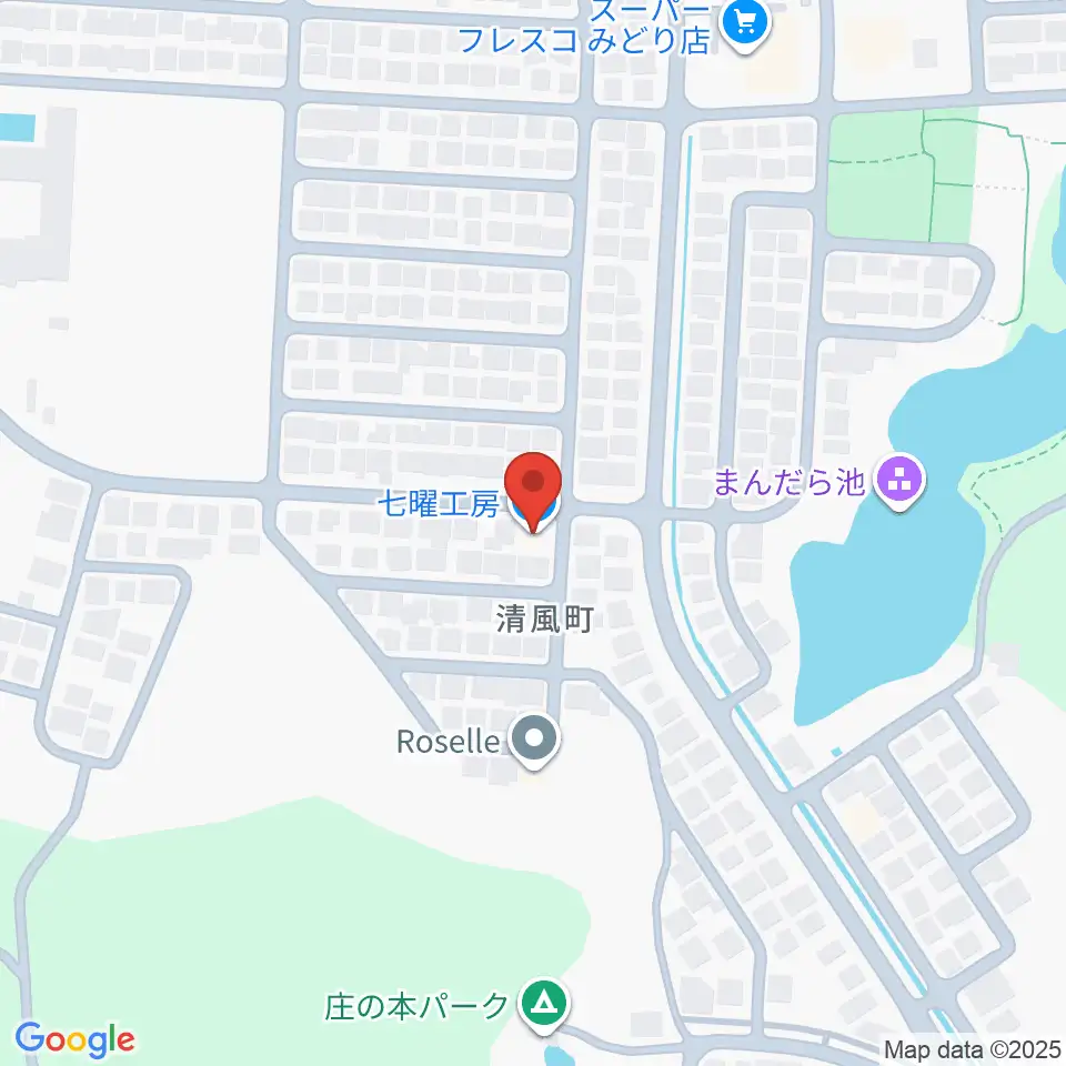 木のクラフトと笛 七曜工房周辺のカフェ一覧地図