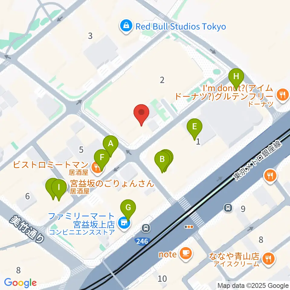 l'atelier by apc周辺のカフェ一覧地図