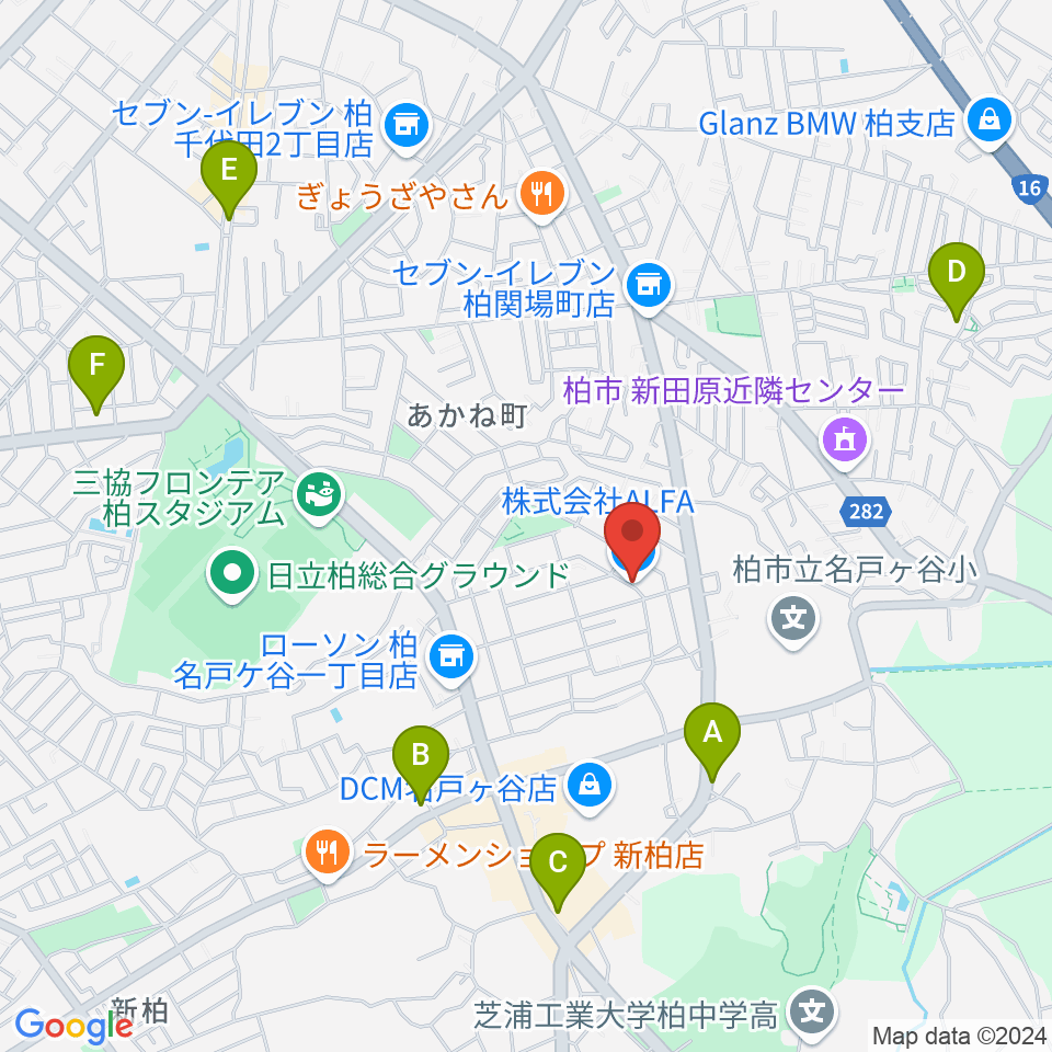 インターネットラジオ局ALFA周辺のカフェ一覧地図