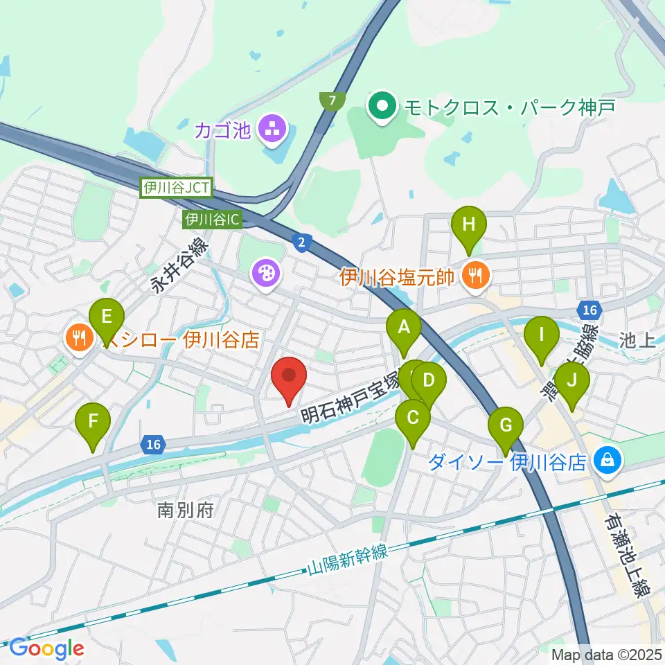 音楽広場Sound-Scape周辺のカフェ一覧地図