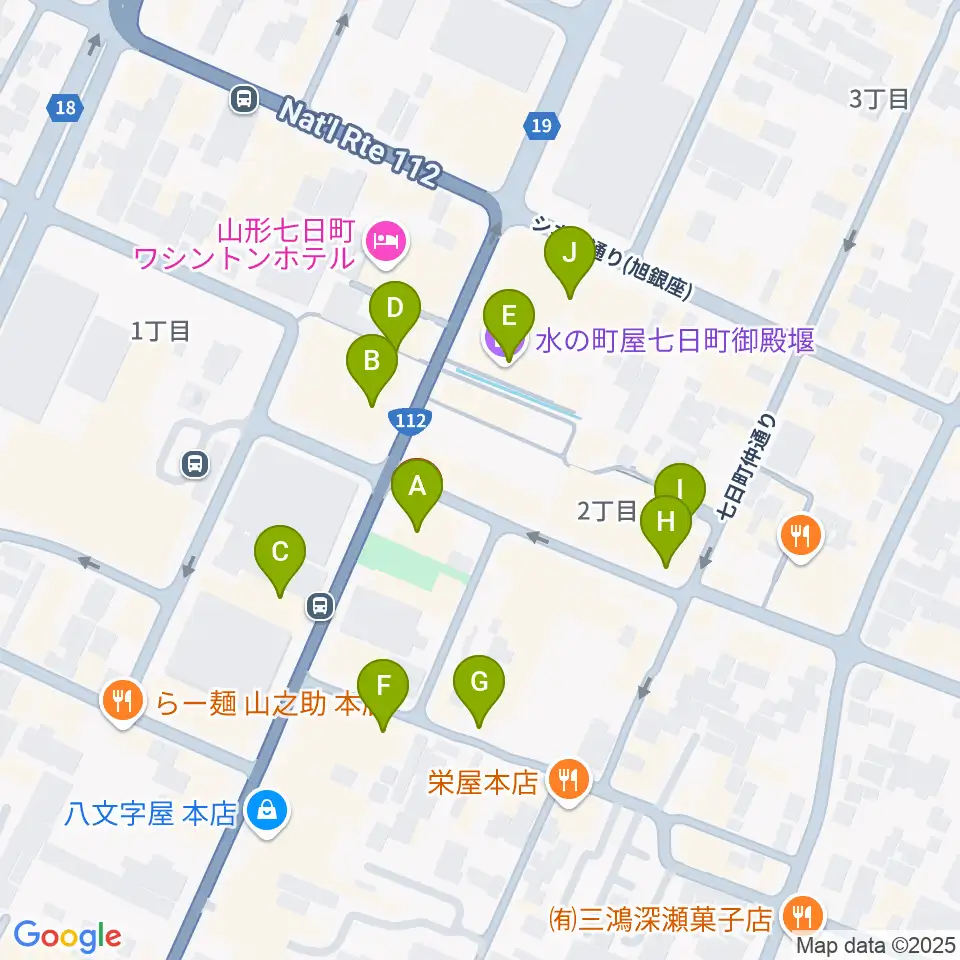 富岡本店周辺のカフェ一覧地図