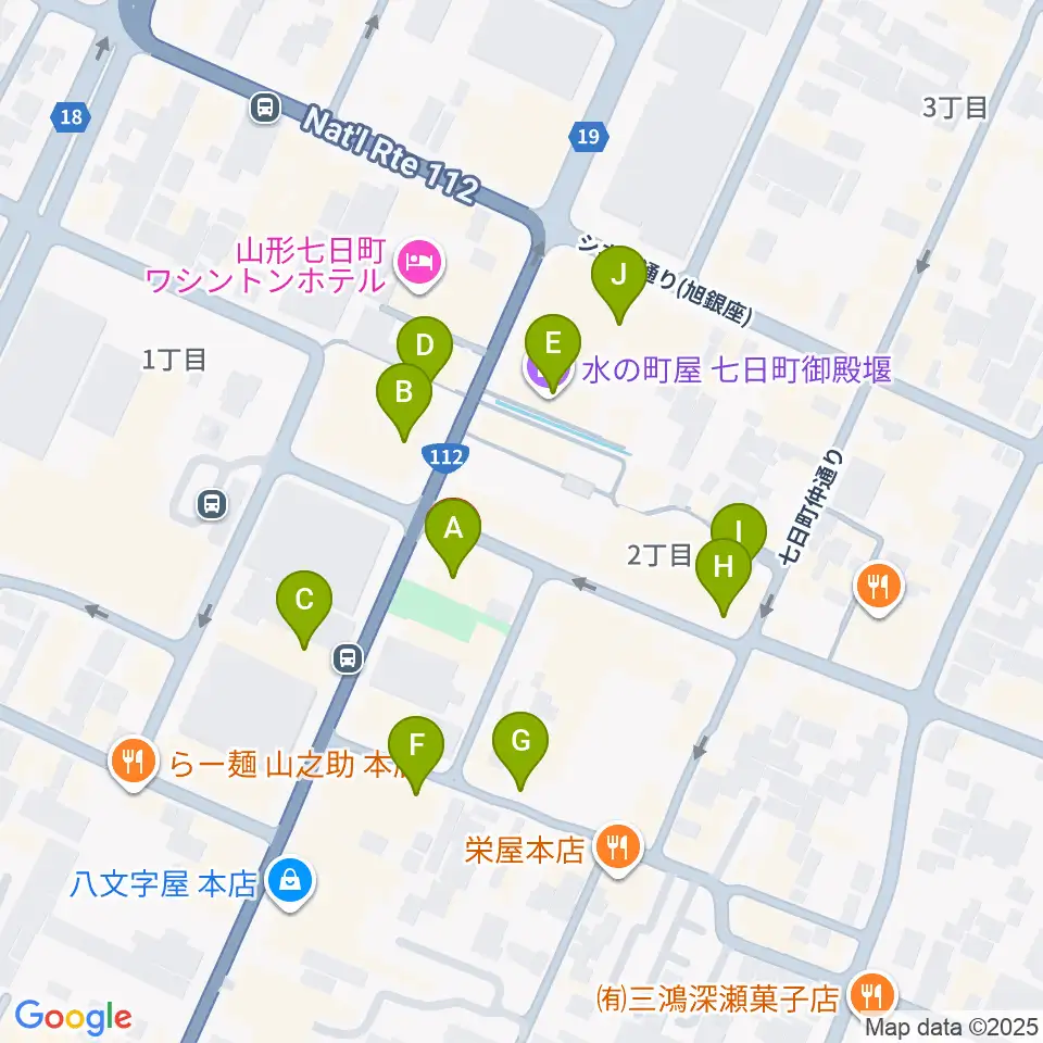 富岡本店周辺のカフェ一覧地図
