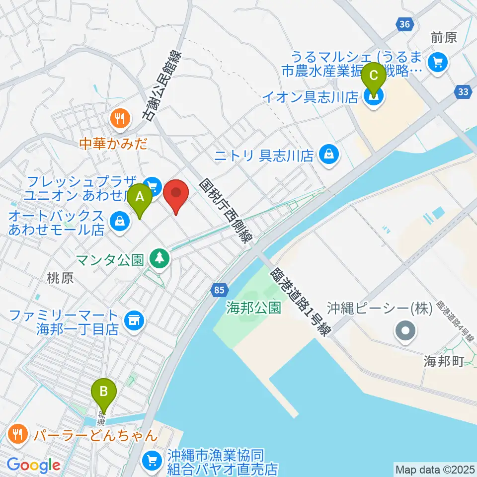 イガルーサウンドスタジオ周辺のカフェ一覧地図