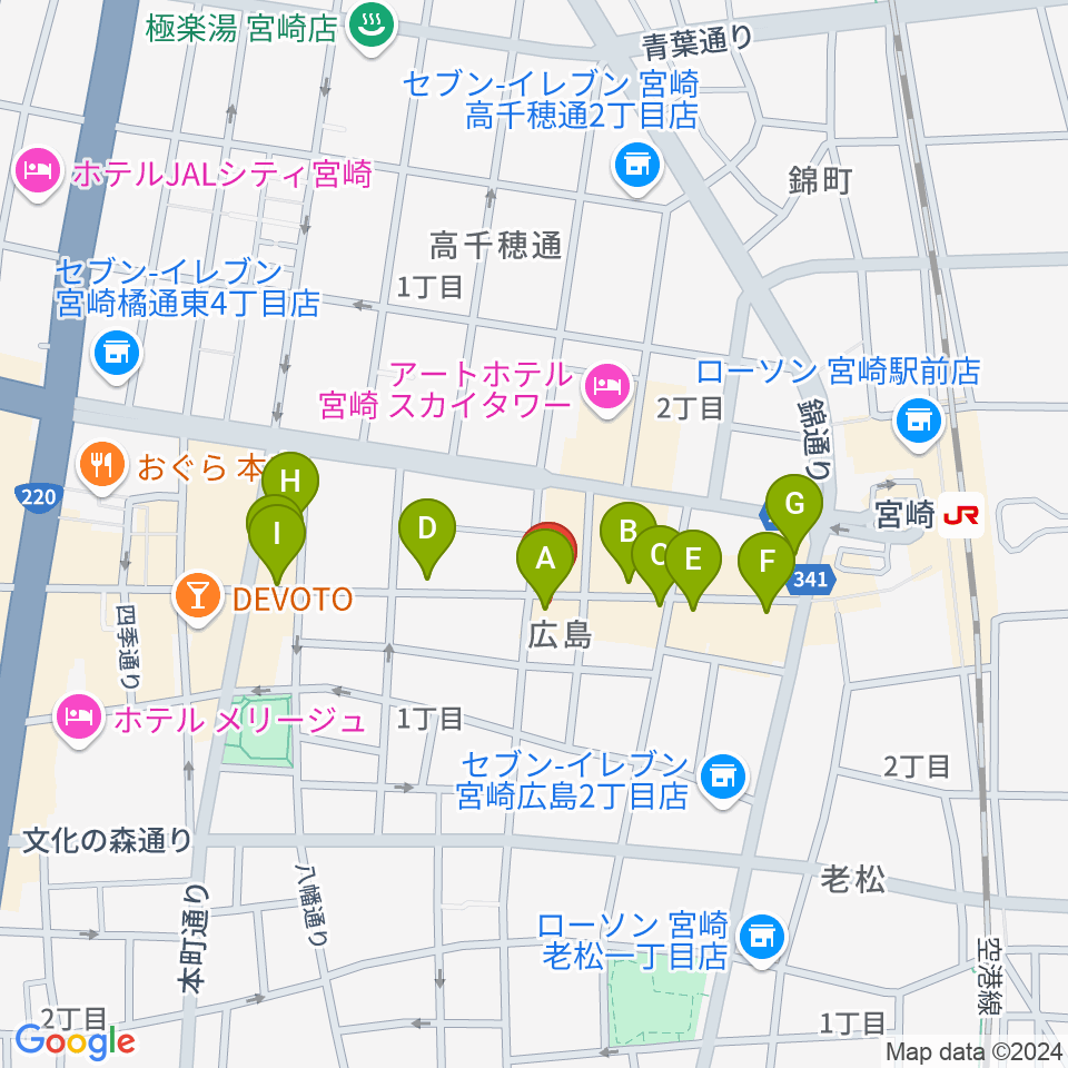 JazzSpot LIFE TIME周辺のカフェ一覧地図