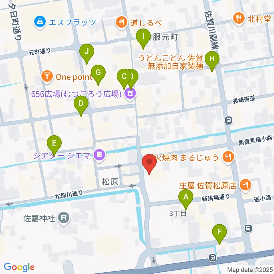 RAG STUDIO周辺のカフェ一覧地図