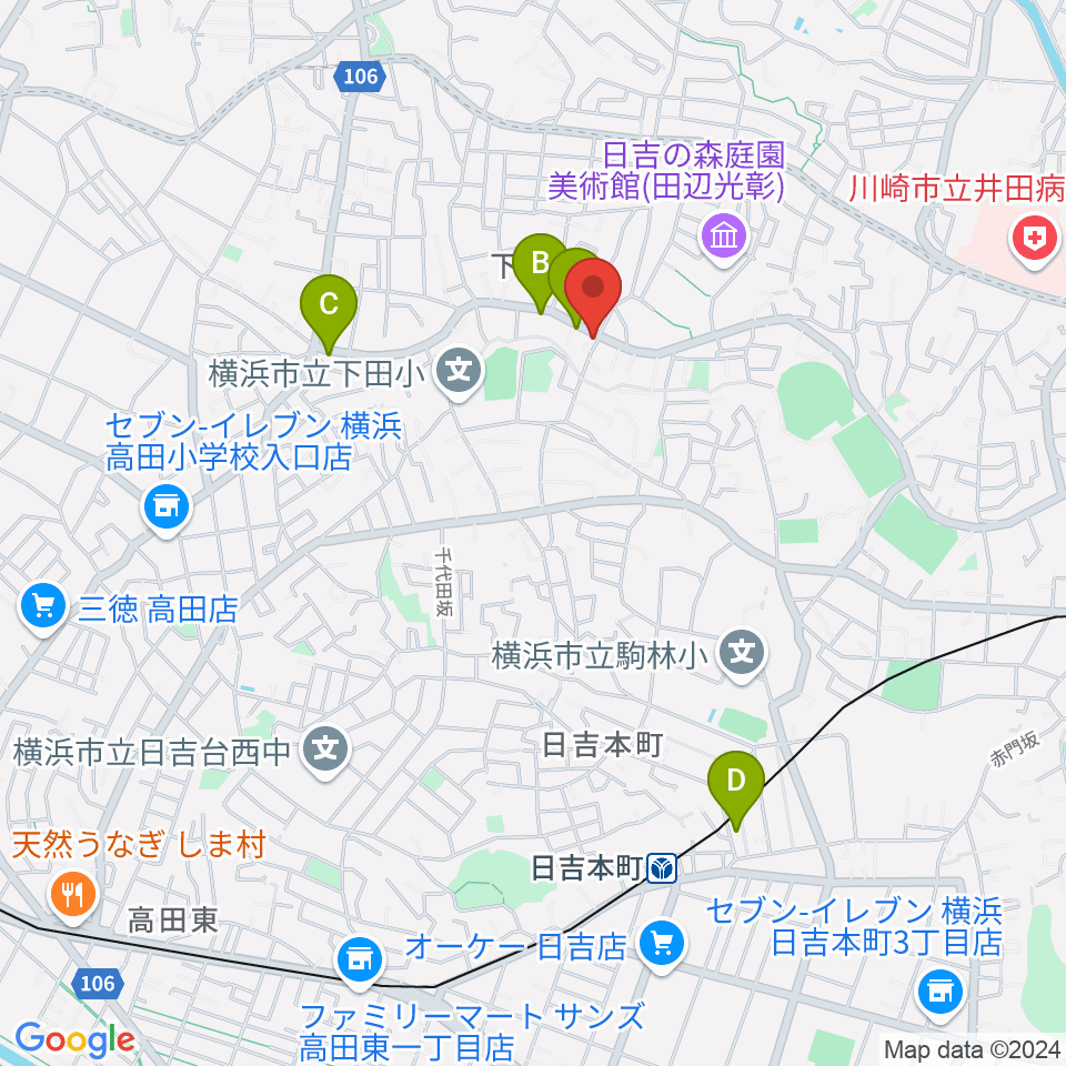 株式会社ピアノアート周辺のカフェ一覧地図