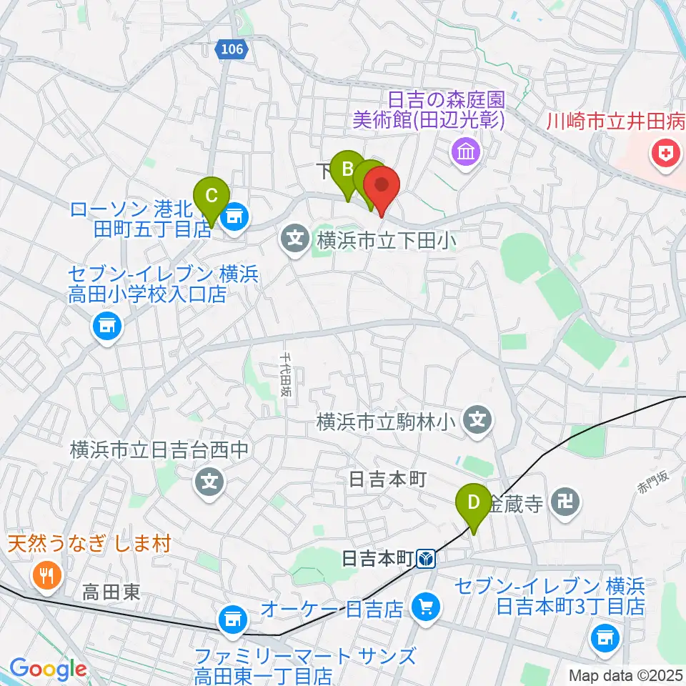 株式会社ピアノアート周辺のカフェ一覧地図