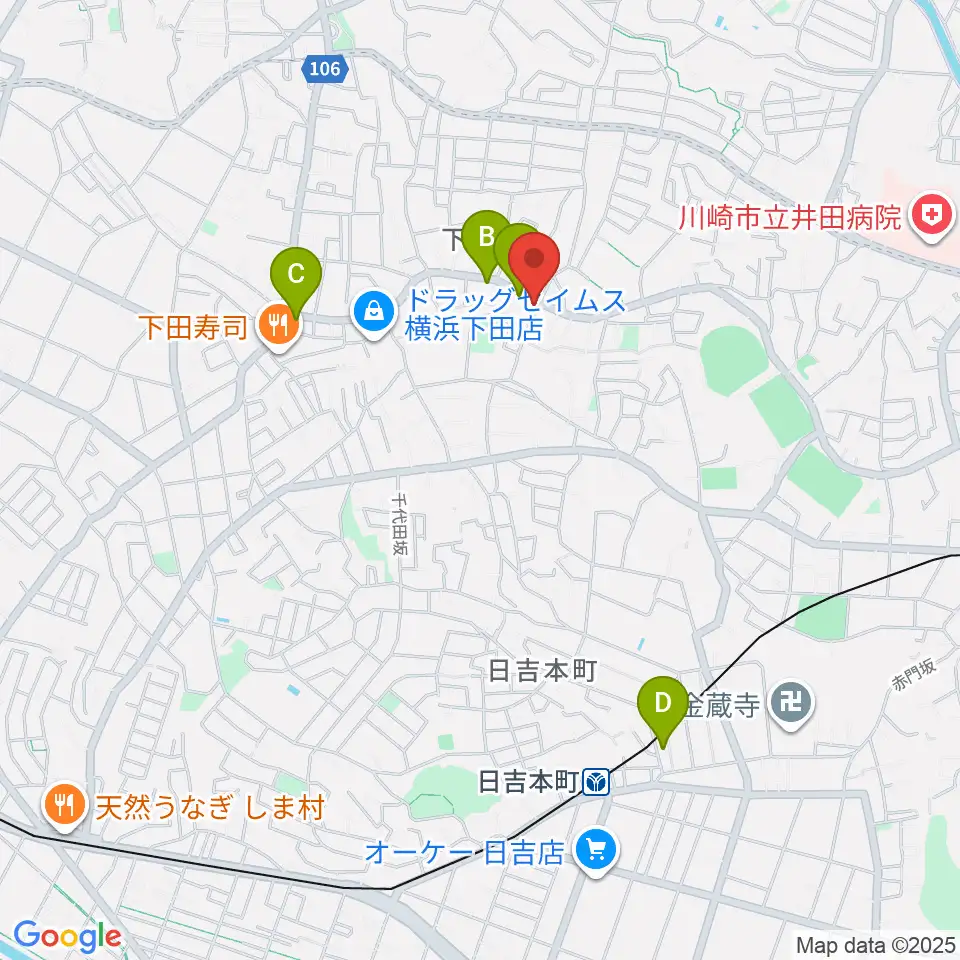 株式会社ピアノアート周辺のカフェ一覧地図