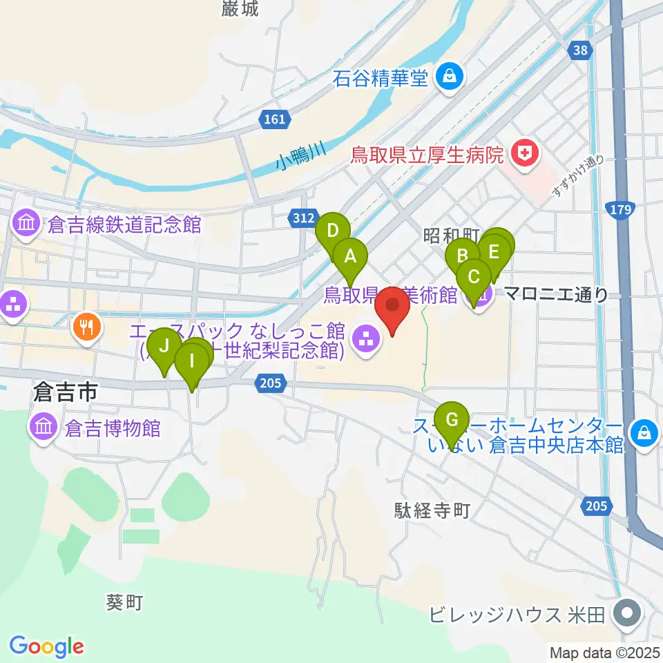 エースパック未来中心周辺のカフェ一覧地図