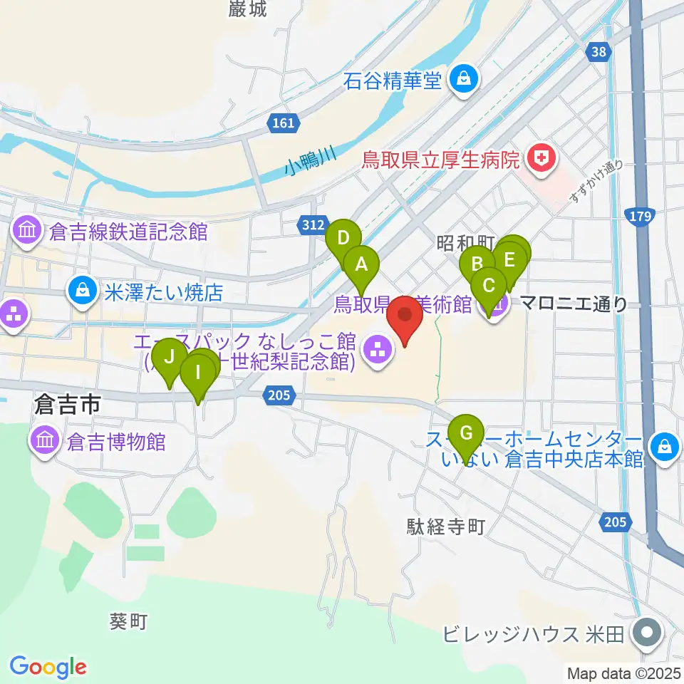エースパック未来中心周辺のカフェ一覧地図