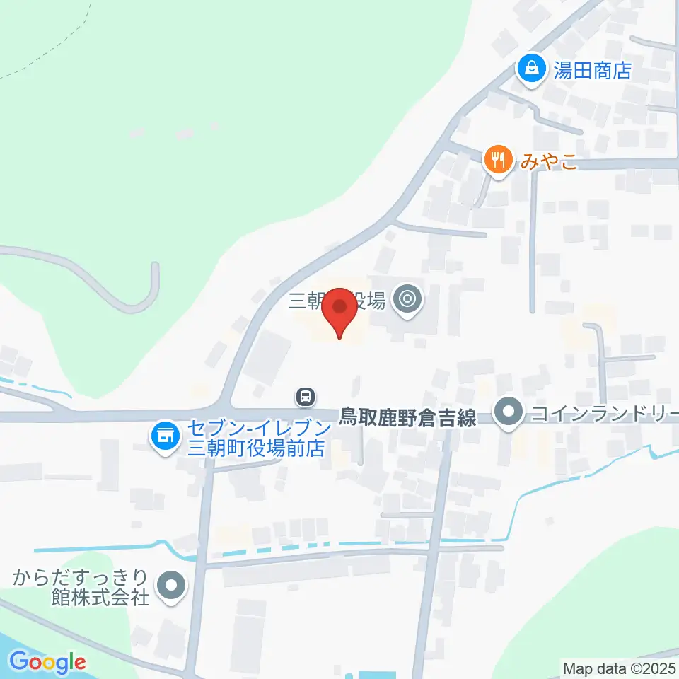 三朝町総合文化ホール周辺のカフェ一覧地図