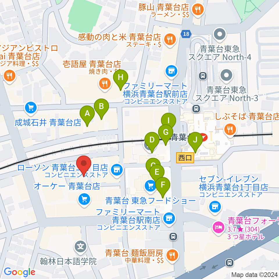 弦楽器サラサーテ周辺のカフェ一覧地図