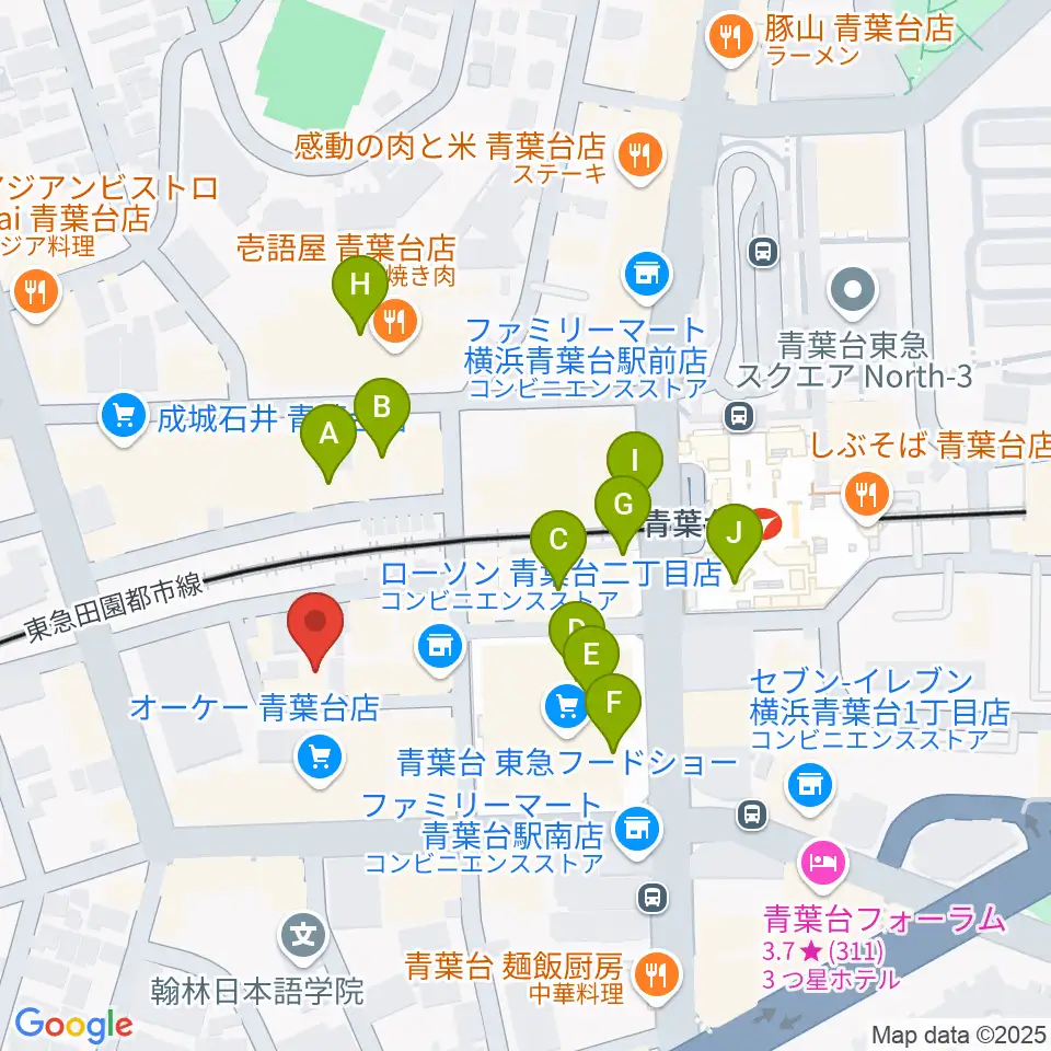 弦楽器サラサーテ周辺のカフェ一覧地図