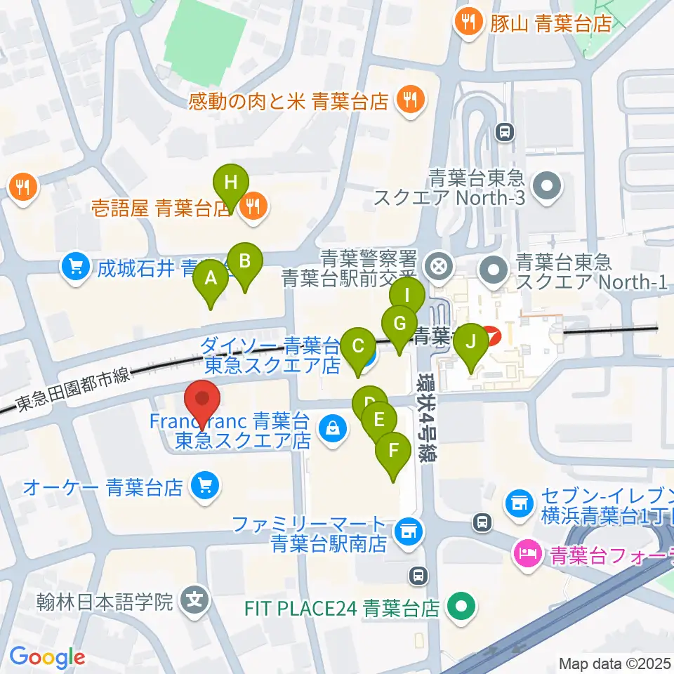 弦楽器サラサーテ周辺のカフェ一覧地図