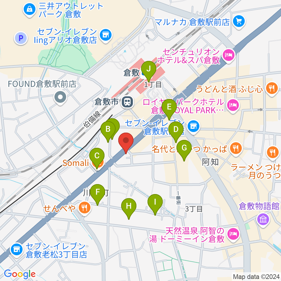 ライブハウス無限舎周辺のカフェ一覧地図